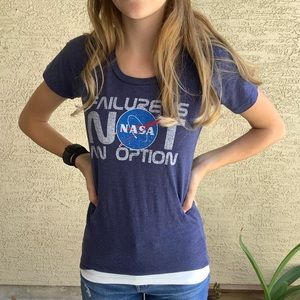 NASA space Tee failure is not an option Sm blue